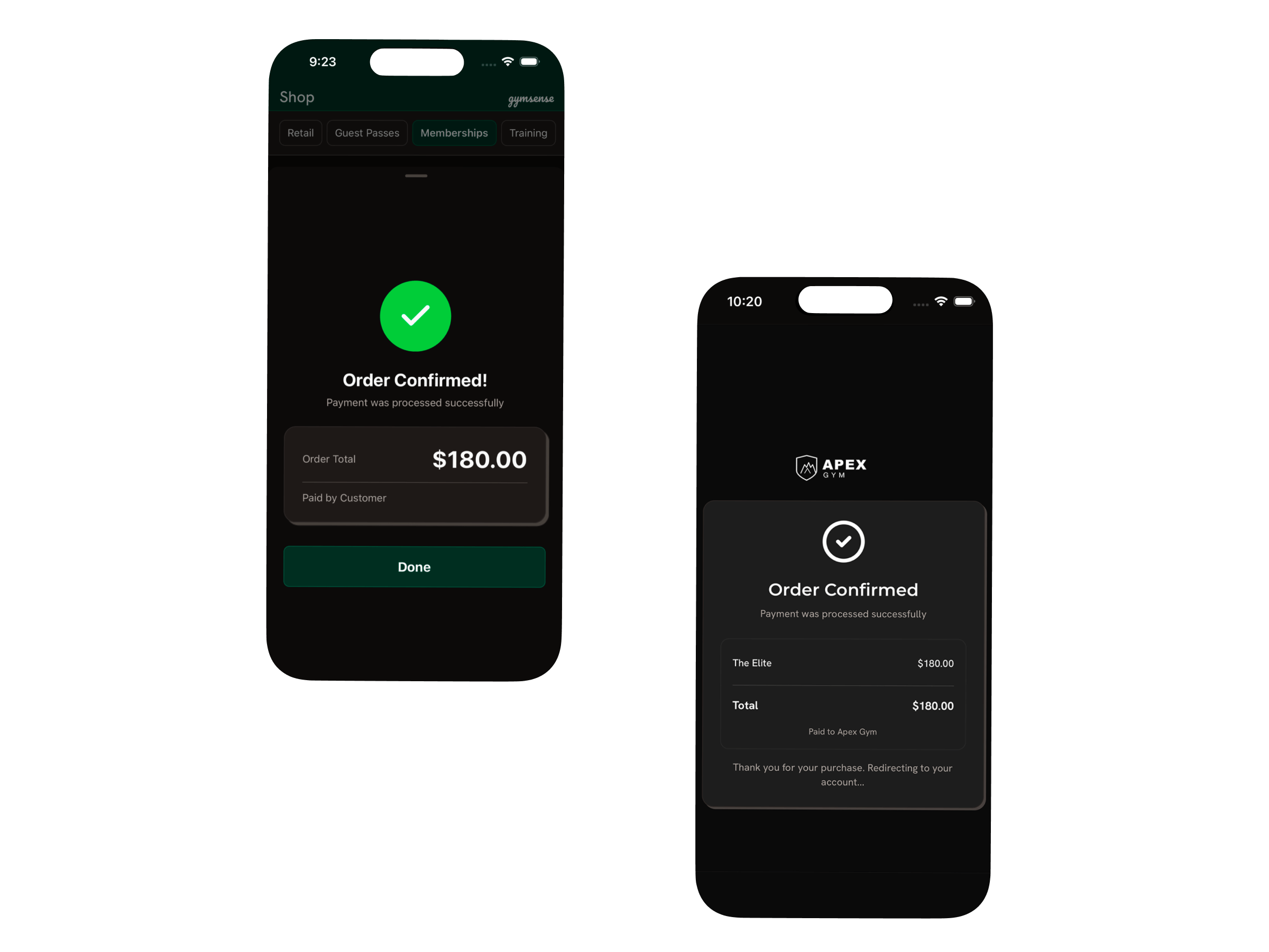 Customers feature showcase — screen 2