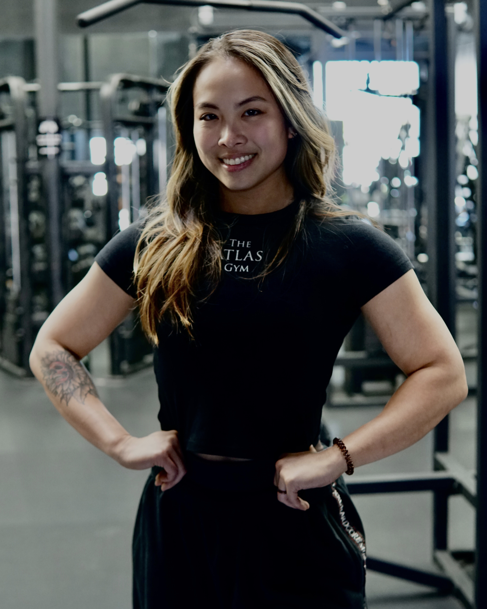 Vivien Valencia inside The Atlas Gym